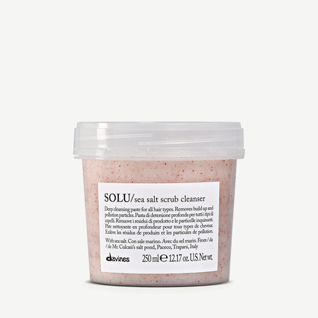 DAVINES ESSENTIAL HAIRCARE peeling do włosów i skóry głowy SOLU Sea Salt Scrub Cleanser 250 ml