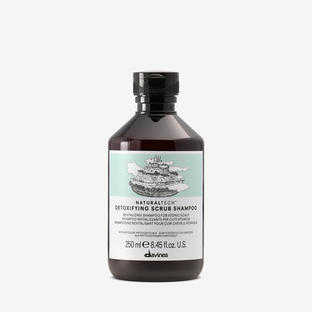 DAVINES NATURALTECH szampon do włosów i skóry głowy Detoxifying Scrub Shampoo 250 ml