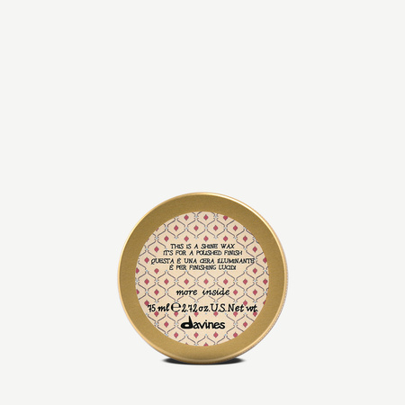 DAVINES MORE INSIDE wosk do włosów Shine Wax  75 ml