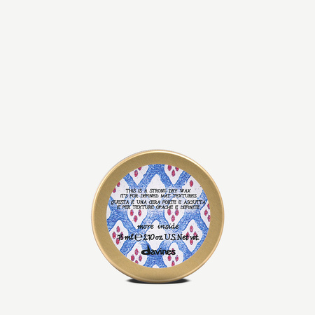 DAVINES MORE INSIDE wosk do włosów Strong Dry Wax 75 ml