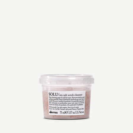 DAVINES ESSENTIAL HAIRCARE peeling do włosów i skóry głowy SOLU Sea Salt Scrub Cleanser 75 ml