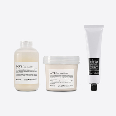 Zestaw Davines Essential Haircare LOVE Curl do włosów kręconych + krem do rąk OI