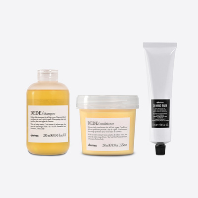 Zestaw Davines Essential Haircare DEDE do włosów delikatnych + krem do rąk OI